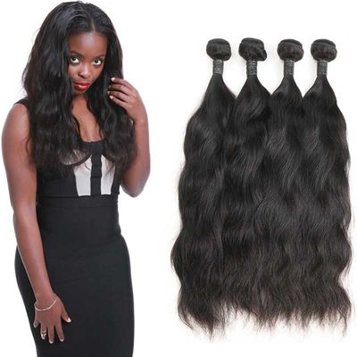 Chiny Long Raw Natural Wave Virgin Hair / Natural Curl Przedłużanie włosów 100 ludzkich włosów dostawca