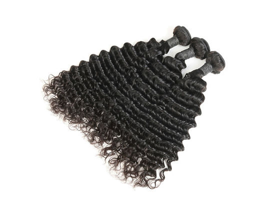 Chiny Ree Tangle i No Shed Deep Wave Virgin Indian Remy Hair Extension dostawca