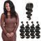 Non - Remy Brazylijski Human Hair Weave Extensions Body Wave OEM Service dostawca