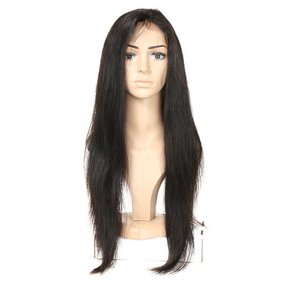 Chiny Gładkie oryginalne długie włosy koronkowe peruki, proste koronkowe peruki ludzki włos dostawca