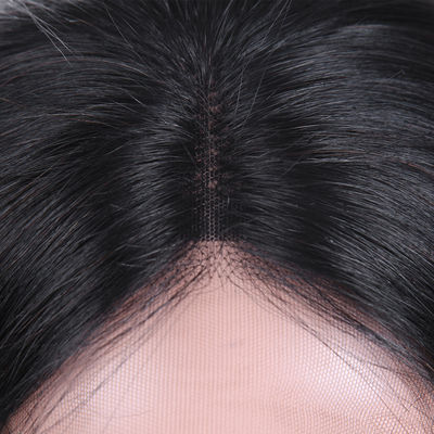 Peruki koronkowe z czystej koronki / peruki z koronką dla czarnych kobiet Silk Straight dostawca